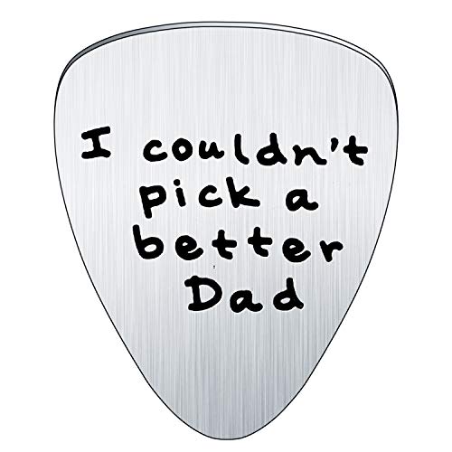 【中古】【未使用・未開封品】BESPMOSP ステンレススチール I Couldn't Pick A Better Dad ギターピック Daddy Papa用