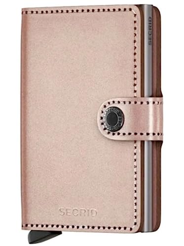 【中古】【未使用・未開封品】Secrid Miniwalletメタリックローズレザー財布sc5519