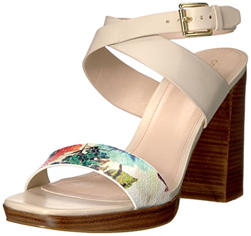 【中古】【未使用・未開封品】Cole Haan Womens Fenley High Sandal Open Toe Casual Platform Sandals, Tan, Size 9