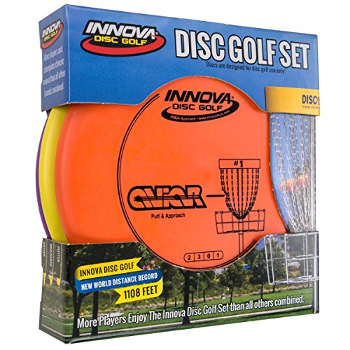 【中古】【未当て嵌める・未開封品】Innova Disc Golf DX 3-Disc Set