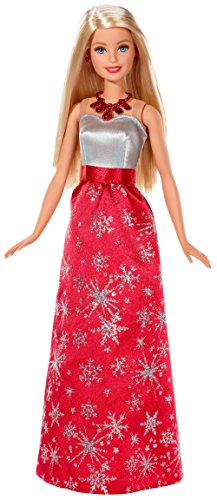 【中古】【未使用・未開封品】Holiday Barbie 2017 Doll in Snowflake Dress