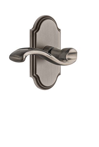【中古】【未使用・未開封品】Grandeur 811155 Arc Plate Passage with Portofino Lever In Antique Pewter, Passage - 2.375｜AJIMURA-SHOP