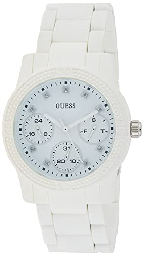 【中古】【未当て嵌める・未開封品】GUESS レディース Funfettiウォッチクォーツミネラルクリスタルを見ます 白 靴-その他