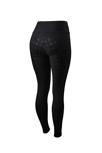 【中古】【未当て嵌める・未開封品】(Black(BL), 36) - Horze Juliet Women\u0027s Full Seat Riding Breeches HyPer Flex Tights