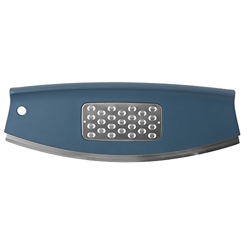 【中古】【未使用・未開封品】BergHOFF Leo Combined Pizza Slicer and Cheese Grater, Blue