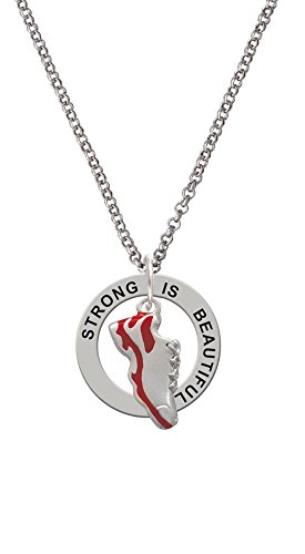 【中古】【未当て嵌める・未開封品】Cheer Bunny 駈けっくらシューズ - Strong is Beautiful Affirmation 輪っか首飾り