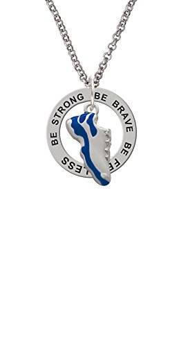 【中古】【未当て嵌める・未開封品】Running Shoe???Be Strong Brave Fearless Affirmation輪っか首飾り