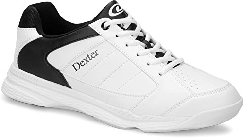 【中古】【未当て嵌める・未開封品】(White/Black, Size 8.5) - Dexter Mens Ricky IV Bowling Shoes- Grey/Blue