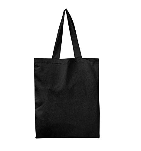 【中古】【未使用・未開封品】BagzDepot (バグデポット) コットントートバッグ 6オンスファブリックトートバックは再利用可能な食料品バッグです。 15\