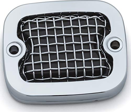 【中古】【未使用・未開封品】Kuryakyn 6534 オートバイアクセントアクセサリー:メッシュブレーキマスターシリンダーカバー 2005-18ハーレーダビッドソンオートバイ用 クロー