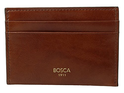 【中古】【未使用・未開封品】Bosca オールドレザーコレクション - 週末財布, アンバー, One Size|AJIMURA-SHOP