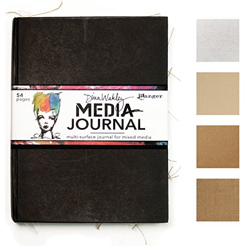 【中古】【未当て嵌める・未開封品】Dina Wakley Media Journal 8\"X10\""-Black -MDJ54726"