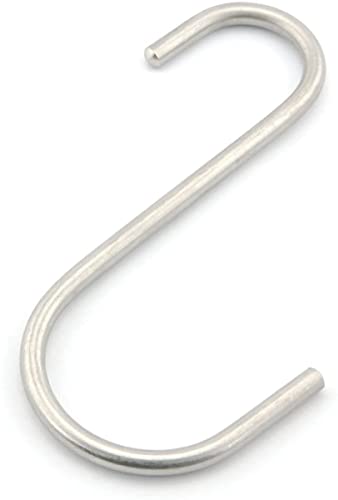【中古】【未使用・未開封品】NXG 6個パック 5.25インチ 高耐久 ソリッドステンレススチール S字型 丈夫な吊り下げフック 重いアイテム、自動車部品、自転車、タイヤ、ホース