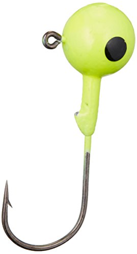 【中古】【未使用・未開封品】Berkley Essentialsラウンドボールジグ5?/ 8釣りフック、Chartreuse、サイズ3?/ 0