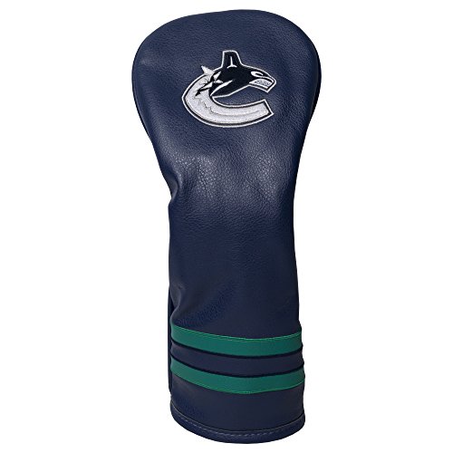 【中古】【未使用・未開封品】Team Golf NHL バンクーバー・カナックス ヴィンテージ フェアウェイ ゴルフクラブヘッドカバー フォームフィットデザイン レトロデザイン 優れ｜AJIMURA-SHOP