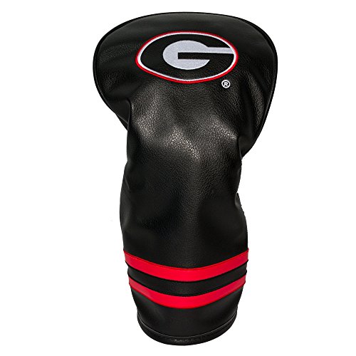 【中古】【未使用・未開封品】Team Golf NCAA ジョージア・ブルドッグス ヴィンテージドライバー ゴルフクラブヘッドカバー フォームフィットデザイン レトロデザイン 優れた