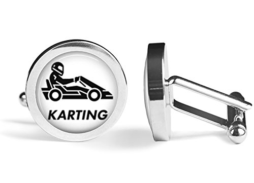 【中古】【未当て嵌める・未開封品】Karting Go-Kart カフスリンク 角度付き添い人