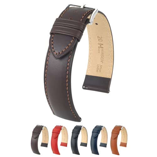 【中古】【未使用・未開封品】HIRSCH 14?mmゴールデンブラウンケントアーティザンレザーMedium Watchストラップユニセックス|AJIMURA-SHOP
