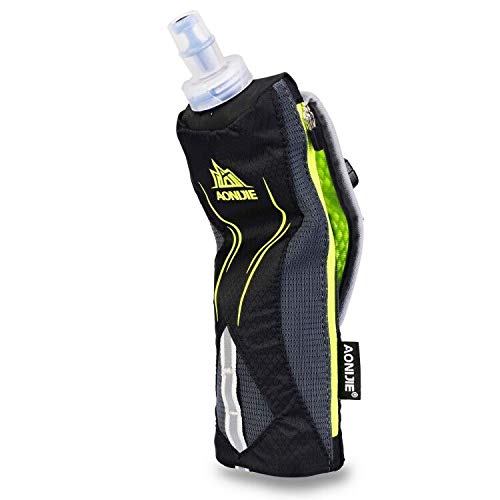 【中古】【未当て嵌める・未開封品】LERMX Quick Grip Chill 17 薬局衡オンス Handheld Soft Flask Water Bottle Hydration Pack (17 薬局衡オンス Black) 141［並行輸入］