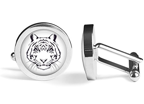 【中古】【未使用・未開封品】Tiger Cufflinks ( Angled Edition )
