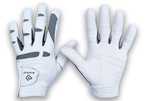 【中古】【未使用・未開封品】Bionicグローブ - PerformanceGrip Pro 男性用 プレミアム ゴルフグローブ 長寿命 天然羊革 Cadet Small ホワイト