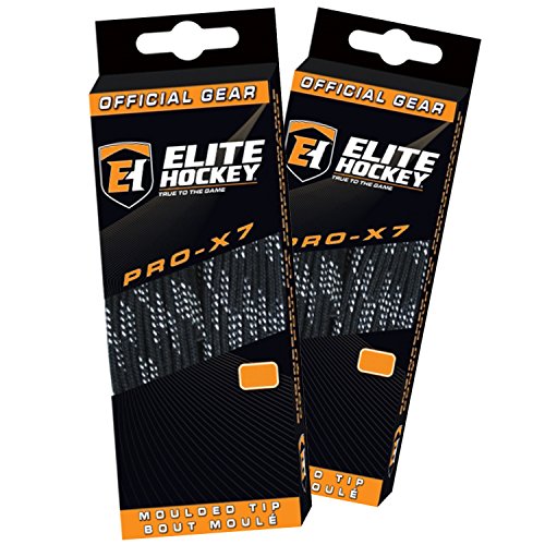 【中古】【未使用・未開封品】Elite Hockey Pro-X7 スケート靴ひも (DBL、X7-ブラック、108インチ)|AJIMURA-SHOP