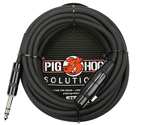 【中古】【未使用・未開封品】Pig Hog Solutions TRS(M) to XLR(F) Balanced Adapter Cable 6.1m｜AJIMURA-SHOP