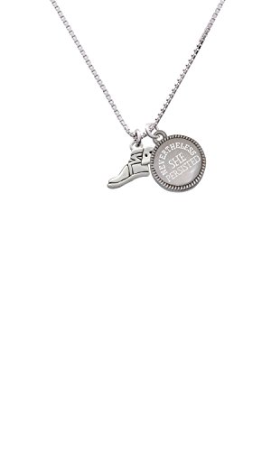 【中古】【未使用・未開封品】Winged Shoe???マスコットNevertheless彼女はPersisted刻印ネックレス