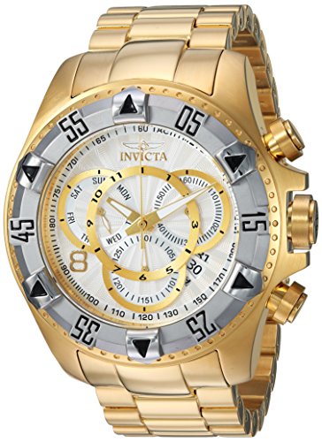 【中古】【未当てはめる・未開封品】Invicta Men \u0027s \u0027 Excursion \u0027 Quartz Two andステンレス鋼スチール写真Casual Watch , Color : gold-toned (真似形: 24264?)