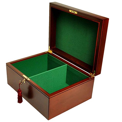 【中古】【未使用・未開封品】The House of Staunton 大型マホガニープレミアムチェスボックス ロゴ付き|AJIMURA-SHOP