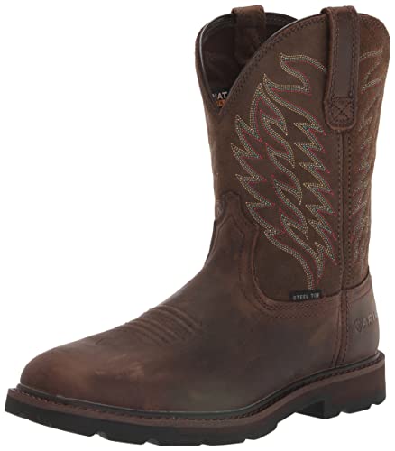 【中古】【未当て嵌める・未開封品】Ariat メンズ 色つや: 赤銅色