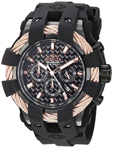 【中古】【未使用・未開封品】Invicta Men's 'Bolt' Quartz Stainless Steel and Silicone Casual Watch%ｶﾝﾏ% Color:Black (Model: 23867)