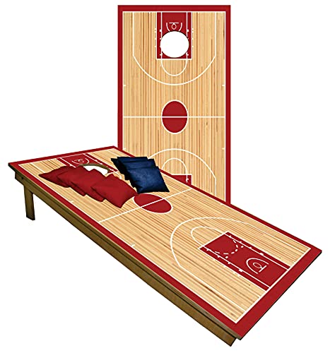 【中古】【未使用・未開封品】Basketball Court CornholeボードBeanbag Toss Game WバッグNBAファンギフトセット314