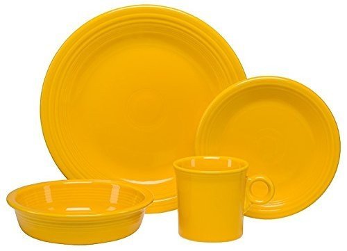 【中古】【未当て嵌める・未開封品】(Daffodil) - Homer Laughlin 831-342 4 Piece Place Setting Dinnerware, Daffodil