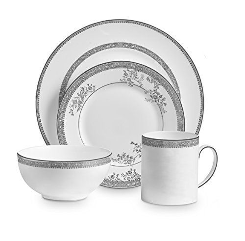 【中古】【未使用・未開封品】Vera Wang ウェッジウッド ヴェラ レース プラチナ 4点セット