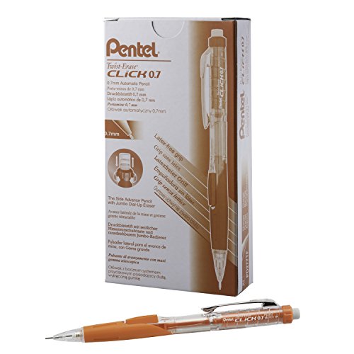 【中古】【未使用・未開封品】ぺんてる Twist Erase CLICK シャープペンシル 替え消しゴム2個と替芯付き 0.5mm 軸各色 12 Pack 19,262円