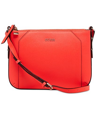【中古】【未使用・未開封品】Guess レディース テクスチャード加工 調節可能 クロスボディ ハンドバッグ ピンク スモール