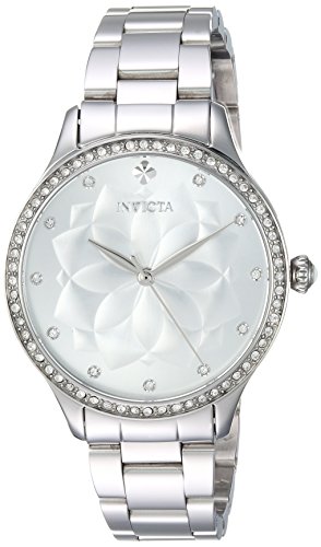 【中古】【未当て嵌める・未開封品】Invicta Women \u0027s \u0027 Wildflower \u0027 Quartzステンレス鋼スチール写真Casual Watch , Color : silver-toned (模範例: 24536?)