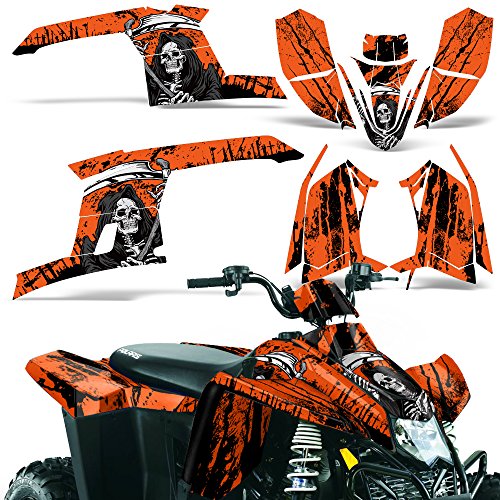 【中古】【未使用・未開封品】ポラリスtrailblazer330?2010???2013デカールグラフィックキットATV Quadラップパーツデコトレイルブレイザー330?Reaperオレンジ