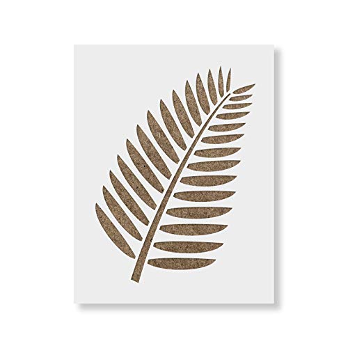 【中古】【未使用・未開封品】(13cm x 15cm) - Tropical Leaf Stencil Template - Reusable Stencil with Multiple Sizes Available｜AJIMURA-SHOP