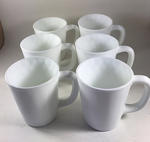【中古】【未使用・未開封品】Mosser USA ガラス製コーヒーマグ 6個入り ミルク入り
