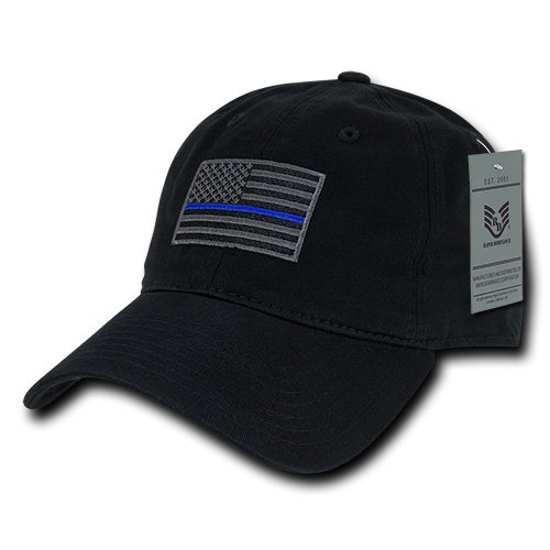 【中古】【未使用・未開封品】Rapid Dominance A03-TBL-BLK Relaxed Graphic Cap44; Thin Blue Line44; Black