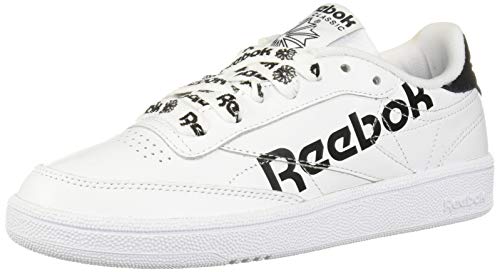 【中古】【未当て嵌める・未開封品】Reebok レディース 野球クラブ C スニーカー, 白いこと/点火装置薄墨色, 10