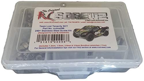【中古】【未使用・未開封品】LOS096 - Team Losi Tenacity SCT (LOS03010T) ステンレススチールねじキット