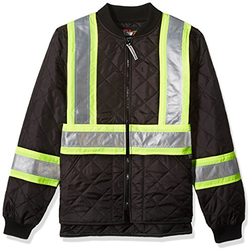 【中古】【未当て嵌める・未開封品】Work King Safety SHIRT メンズ 色つや: 黒いこと