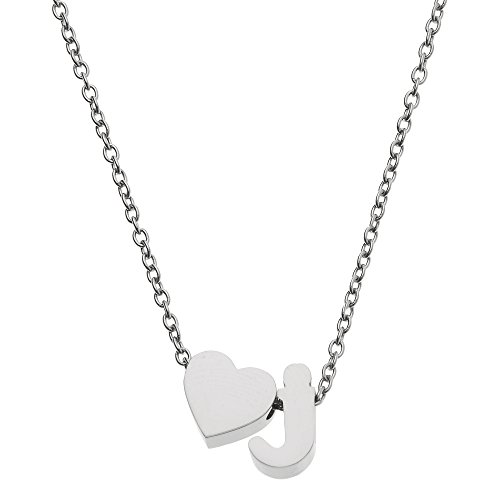【中古】【未使用・未開封品】Beads & Pearls Jewelry LLC ステンレススチール イニシャルペンダントネックレス 18インチチェーン付き｜AJIMURA-SHOP
