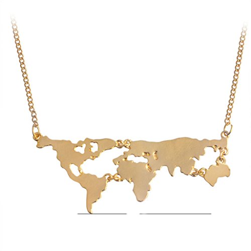 【中古】【未使用・未開封品】Joyplancraft ユニークな地球地図ネックレス ヴィンテージ世界地図チャーム 合金チェーンネックレス付き｜AJIMURA-SHOP 21,694円