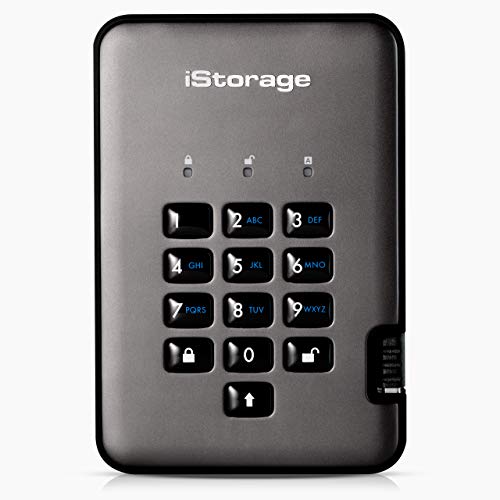 【中古】【未使用・未開封品】iStorage diskAshur PRO2 SSD 安全なポータブルソリッドステートドライブ - FIPSレベル2認定 - パスワード保護、ほこりや耐水性、ポータブル、軍|AJIMURA-SHOP