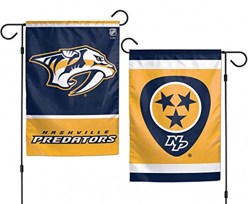 【中古】【未使用・未開封品】Nashville Predators 2?Sided NHL Garden Flag Double Logo Hockey WinCraft|AJIMURA-SHOP