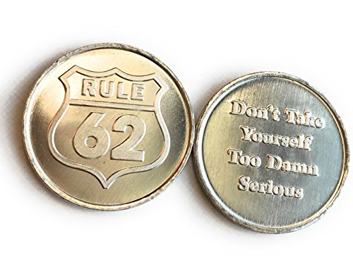 【中古】【未使用・未開封品】Bulk Lot of 25 Aluminium Rule 62 Don't Take Yourself Too Damn Serious AA Medallions｜AJIMURA-SHOP